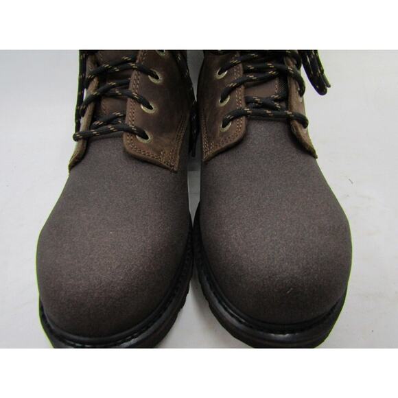 EUC Lacrosse Mens Size 11.5 M Brown Leather Laces Composite Toe Ankle Work Boots main image 4